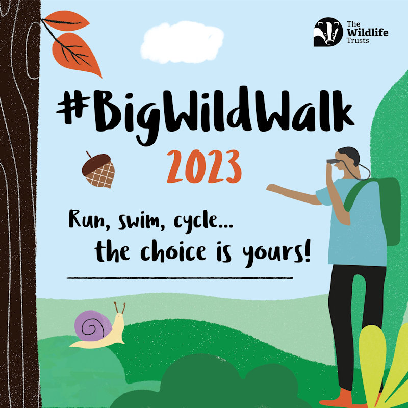 Big Wild Walk, Where ever you choose to walk, hike, cycle or swim | Challenge yourself to explore the nature on your doorstep or expand your horizons to discover the natural world around you. All while raising funds to protect wildlife.  | big, wild, walk, hike, cycle, swim, nature, wildlife