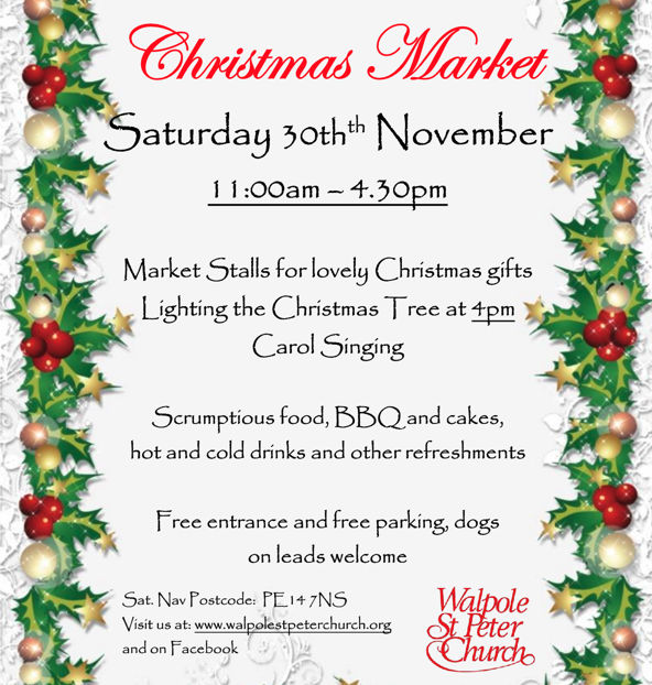 Christmas Market | November | Walpole St Peter Church