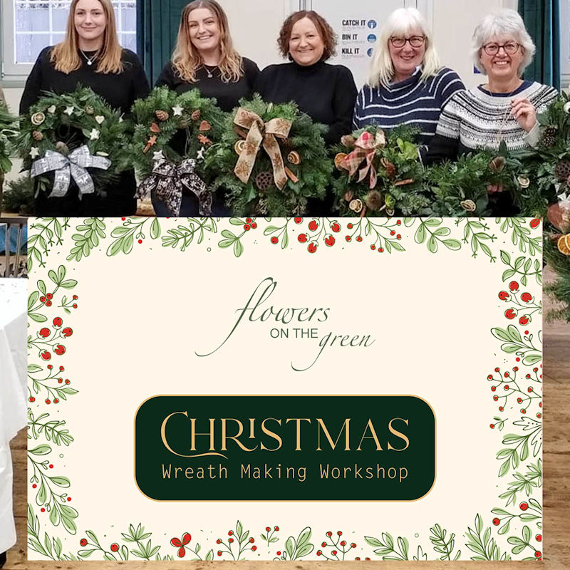 Christmas Wreath Making Workshop | December | North Wootton Village Hall