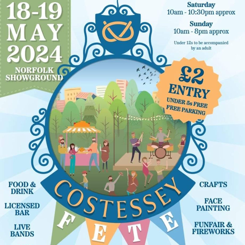 Costessey Fete and Fayre, Norfolk Showground , Dereham road, Costessey , Norfolk, NR5 0TT  | Two day community event | norfolk, showground, costessy, fete, norfolk