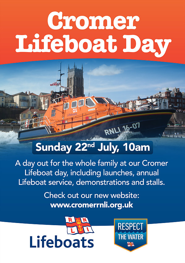 Cromer Lifeboat Day, Cromer Pier, The Promenade, Cromer, North Norfolk Coast | Enjoy a full and fun day out for the whole family at the Cromer Lifeboat Day. | cromer, lifeboat, day, launches, service, demonstrations, stalls