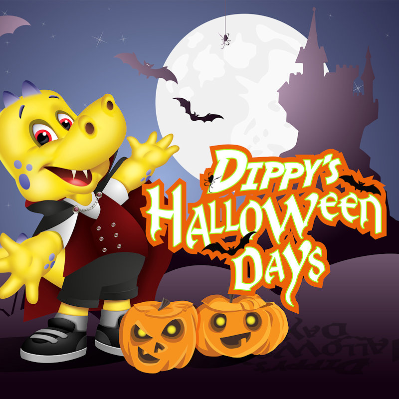 Dippys Halloween Days, Roarr! Dinosaur Adventure, Lenwade, Norwich NR9 5JW | Popular Halloween events including spooky stories, Dippy shows, disco dancing, snakes, crafts and more. | dippys, halloween, days, roarr, dinosaur, adventure