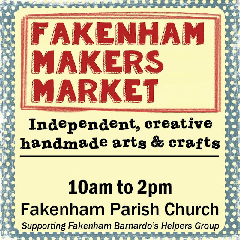 Fakenham Makers Market, Fakenham Parish Church, Norfolk Oak Street, Fakenham, Norfolk, NR21 9DB | Fakenham Makers Market in the beautiful and historic setting of Fakenham's 14th century Parish Church in the heart of North Norfolk. It is entirely devoted to arts and crafts handmade by the stallholders and entry is free. | fakenham, makers, market
