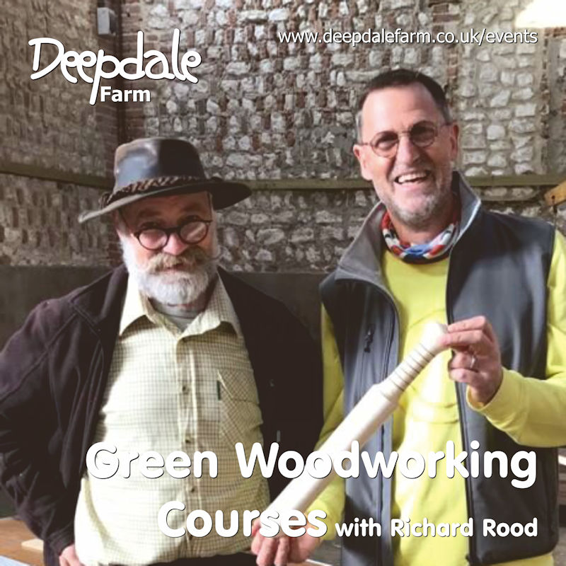 Introduction to Green Woodworking Course, Deepdale Farm, Burnham Deepdale, Norfolk, PE31 8DD | Rural crafter, Richard Rood, is joining us at Deepdale Farm on various dates through the Winter to teach green woodworking skills.  This is a one day course introducing you to green woodworking. | rural, craft, green, woodworking, course
