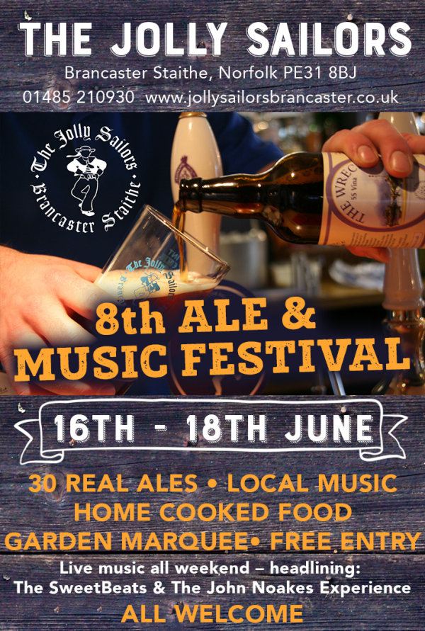 Jolly Sailors 8th Ale Festival, The Jolly Sailors, Brancaster Staithe, North Norfolk Coast | Local real ales, ciders & local musical talent | beer, ale, festival, drink, music, local, pub, brancaster