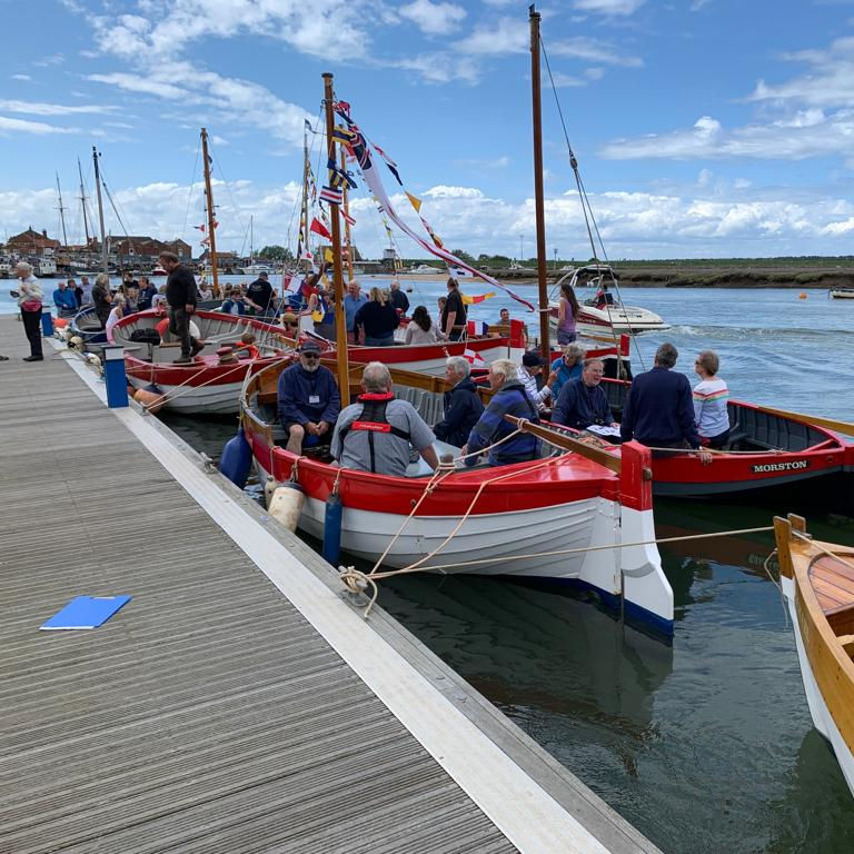 Maritime Heritage Festival, The Quay, Wells-next-the-Sea, Norfolk, NR23 | The Maritime Heritage Festival is the essence of what Rescue Wooden Boats aims to do - bringing together the historic local working boats afloat, together with the families who built and worked them, and tell their stories. | maritime, heritage, boats, wooden, sea, coast, rescue, history