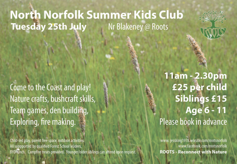 North Norfolk Summer Kids Club, Blakeney, North Norfolk Coast | Come to the Coast and play! ROOTS will be hosting this unique and fun outdoor experience on the beautiful North Norfok coast ... | north, norfolk, coast, summer, kids, club, blakeney