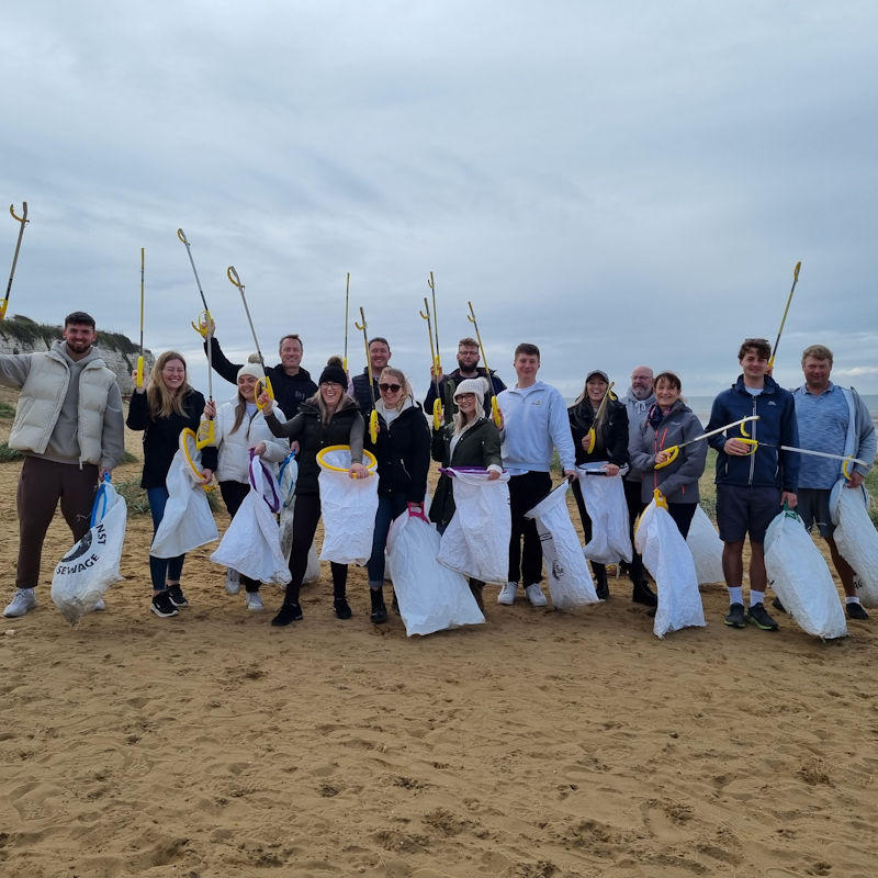 Old Hunstanton Beach Clean, Near the Lighthouse Café, Old Hunstanton, Norfolk, PE36 6EL | Enjoy the beautiful North Norfolk Coast, then please help keep this part of the world clean by joining in with a beach clean. | beach, clean, norfolk, environment, conservation