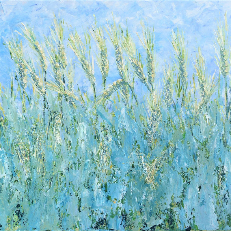 'Pictures at an Exhibition' With Music in Mind, Ringstead Village Hall, High Street, Ringstead, Norfolk, PE36 5JU | An exhibition of paintings by Barbara King looking for the symbiosis between visual art and musical terminology to discover a crossover between the two disciplines.  | music norfolk westnorfolk wildflowers coast sea land paintings dance folkdance morris molly country land figurative abstract paintings exhibition Ringstead art 