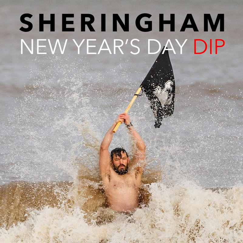 Sheringham New Years Day Dip, On the Tank Beach, Sheringham, North Norfolk Coast | Plunge into the New Year!  Fancy dress encouraged - 30 Crown Inn voucher for best dressed. | sheringham, new year, dip, sea, swim, fancy, dress