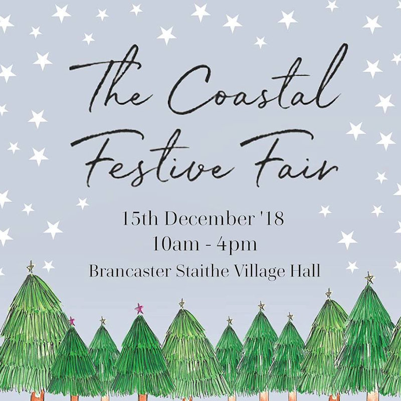 The Coastal Festive Fair, Brancaster Staithe & Deepdale Village Hall, Breakwaters, Main Road, Brancaster Staithe, PE31 8BY | A brand new festive fair celebrating local brands and businesses offering festive decorations and gifts. | Christmas, Fair, Festive, Market, Coastal, Local businesses, Local Brands, Cosy, Champagne, Seasonal