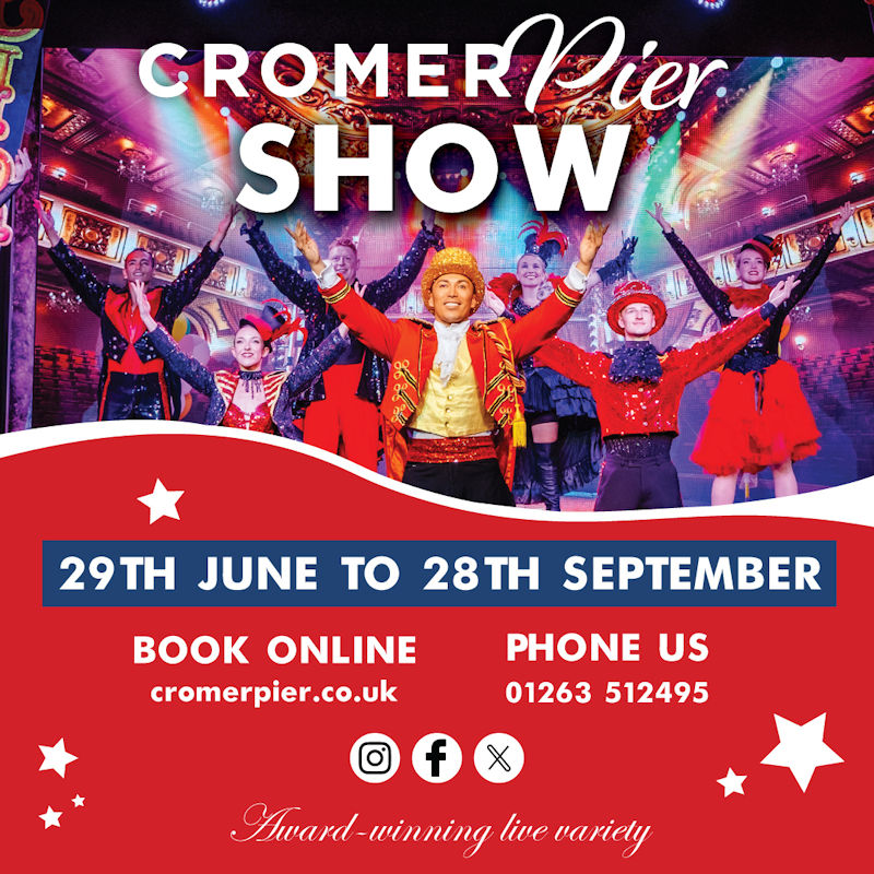 The Cromer Pier Show 2024, Cromer Pier, Cromer, Norfolk, NR27 9HE | The award-winning Cromer Pier Show returns in the summer of 2024 - the only full season end of pier show in the world! | Variety Show, Theatre, Comedy, Dancing, Singing, Acrobats, Impressionists, Circus