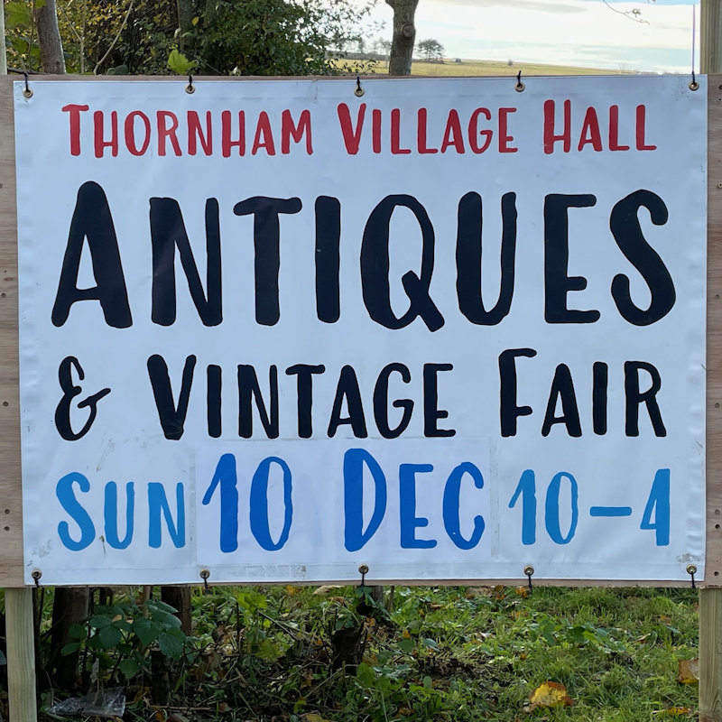 Thornham Antiques & Vintage Fair, Thornham Village Hall, Thornham Village Hall, High Street, Thornham, Norfolk, PE36 6LX | Quality, interesting and unusual items from local enthusiasts. | Antiques vintage collectables kitchenalia furniture local items books jewellery paintings pottery glass china