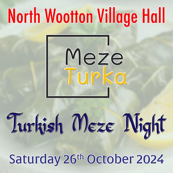 Turkish Meze Night | October | North Wootton Village Hall