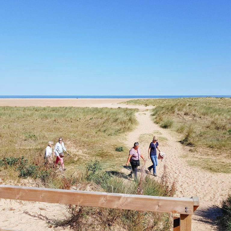 Walking Women, Location varies per month. Check the website for more details.  | For a breath of fresh air, some gentle exercise and a good dose of sociability, come along to our safe and friendly walks for women. | walking, walk, wildlife, wellbeing, holkham, wells, beach