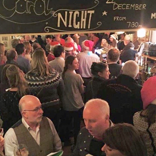 Carol singing, The White Horse Brancaster Staithe | Our Annual Carol service in aid of Macmillan cancer support, including charity raffle with over 30 prizes up for grabs! | Carol event
