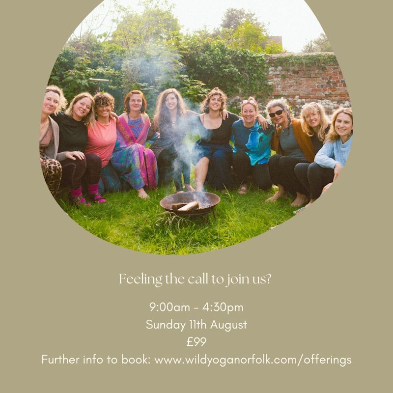 Women's Rewilding Day , The Orchard, Dalegate Market, Main Road, Burnham Deepdale, Norfolk, PE31 8FB | Join us for an immersive day of playful fun, togetherness and rewilding magic set on the edge of Burnham Deepdale in the beautiful 'pop-up' Wild Yoga Garden at Dalegate Market. | Yoga Day Retreat Sauna Wild Swimming Nature Walking Connection