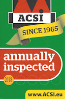 We have recently been inspected by ACSI and accepted into their guide
