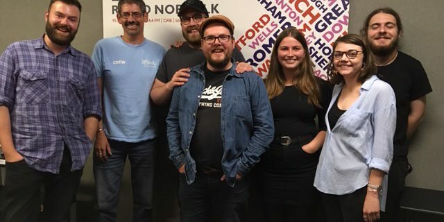 Chris, Jack Jay, Lucy Grubb, Mark from Dove and Boweevil, Alex from Galli at BBC Radio Norfolk