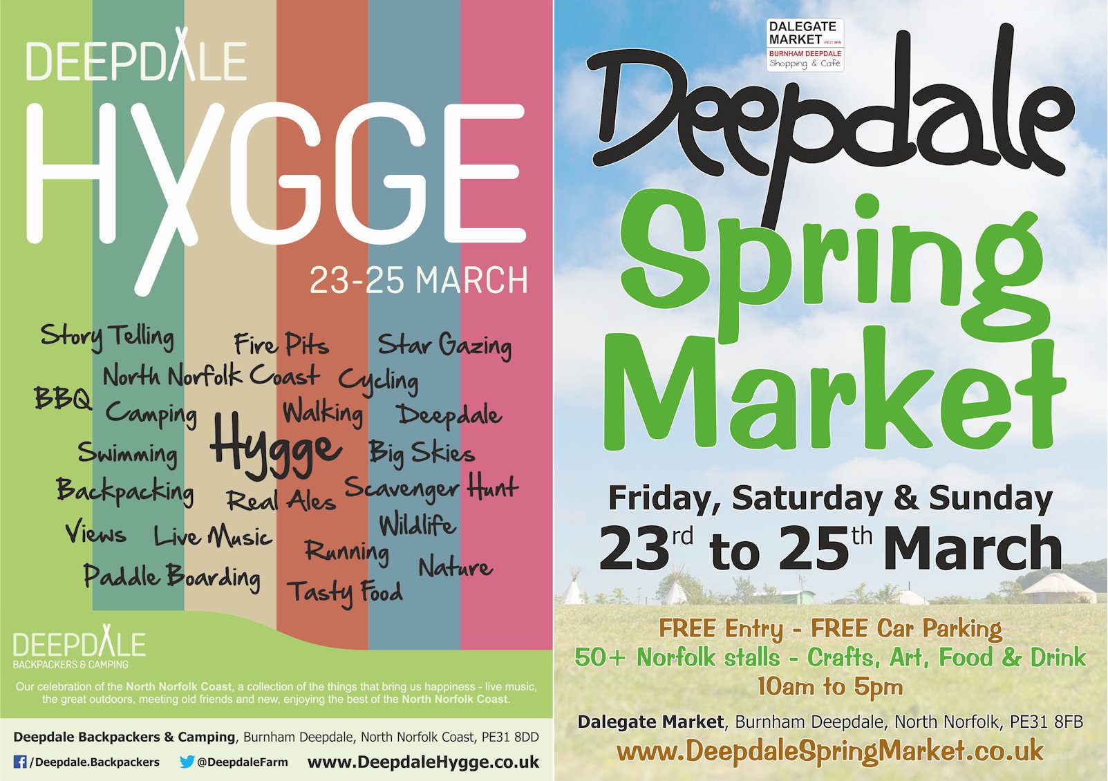 Deepdale Hygge and Deepdale Spring Market | Friday 23rd & Sunday 25th March 2018