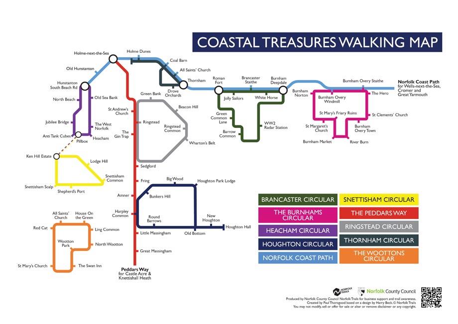 Coastal Treasures Tourism Workshop, Cranmer Conference Centre, Home Farm, Cranmer, , Fakenham , Norfolk , NR21 9HY  | A workshop for tourism businesses in west Norfolk to introduce the Coastal Treasures walking and cycling routes | Tourism, Small business, Workshop