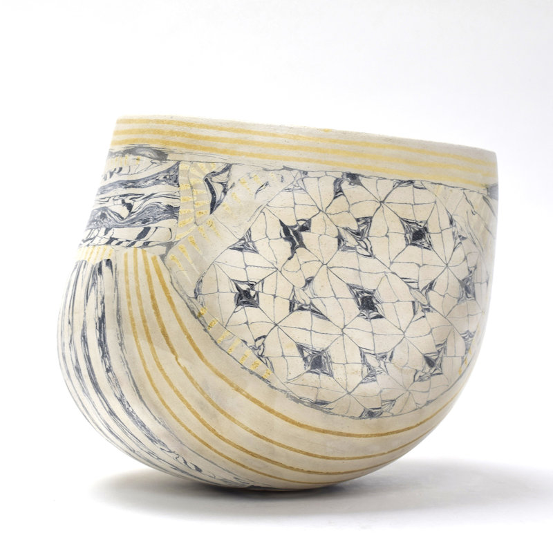 Art Exhibition Helen Terry & Barbara Gittings, 14 Market Place, Holt, Norfolk, NR25 6BW | Abstract textiles by Helen Terry together with sculptural ceramics by Barbara Gittings | exhibition, holt, norfolk, art, landscape, contemporary, ceramics