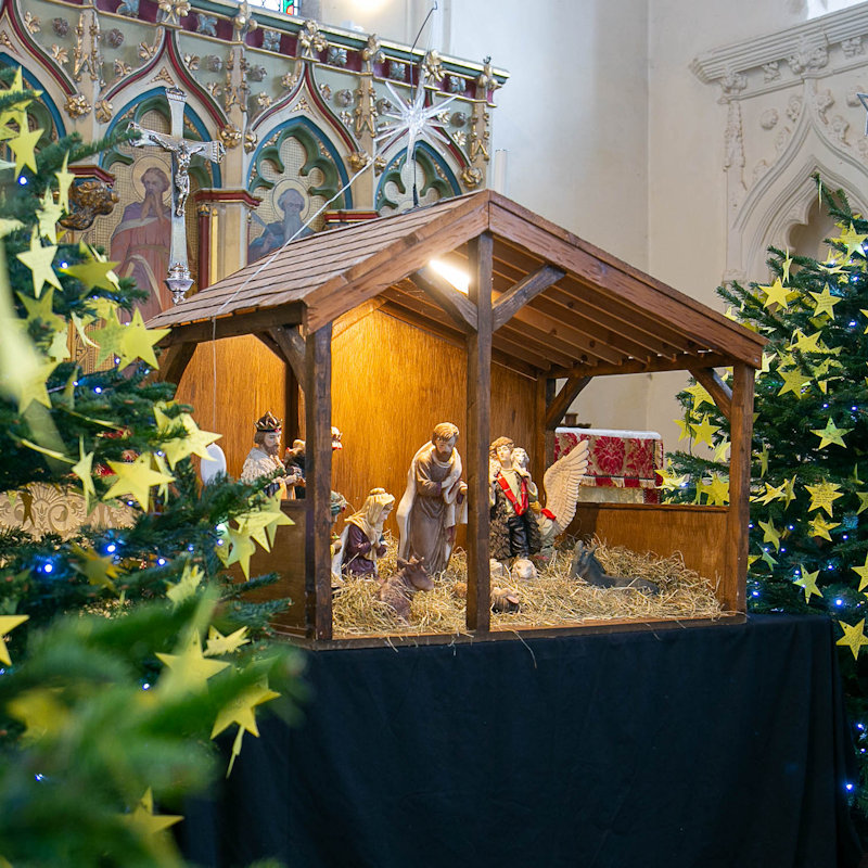 The 22nd Annual Christmas Tree Festival, Fakenham Parish Church, Oak Street, Norfolk, NR21 | Come and enjoy nearly 50 spectacularly decorated Christmas trees in the wonderful surroundings of Fakenham Parish Church. | Trees, Christmas, cafe, glitter, lights, charity, tradition
