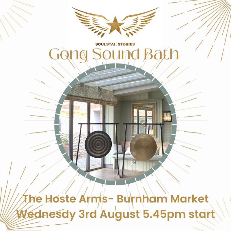 Gong Sound Bath, The Hoste Arms Burnham Market, The Greenn, Burnham Market,, Norfolk, PE31 8HD | A sound bath is a meditative acoustic sound concert' that transforms you into a deep state of relaxation, activating your body's own natural system of self-healing | sound bath, meditation, gong bath, healing, mindfulness, destress