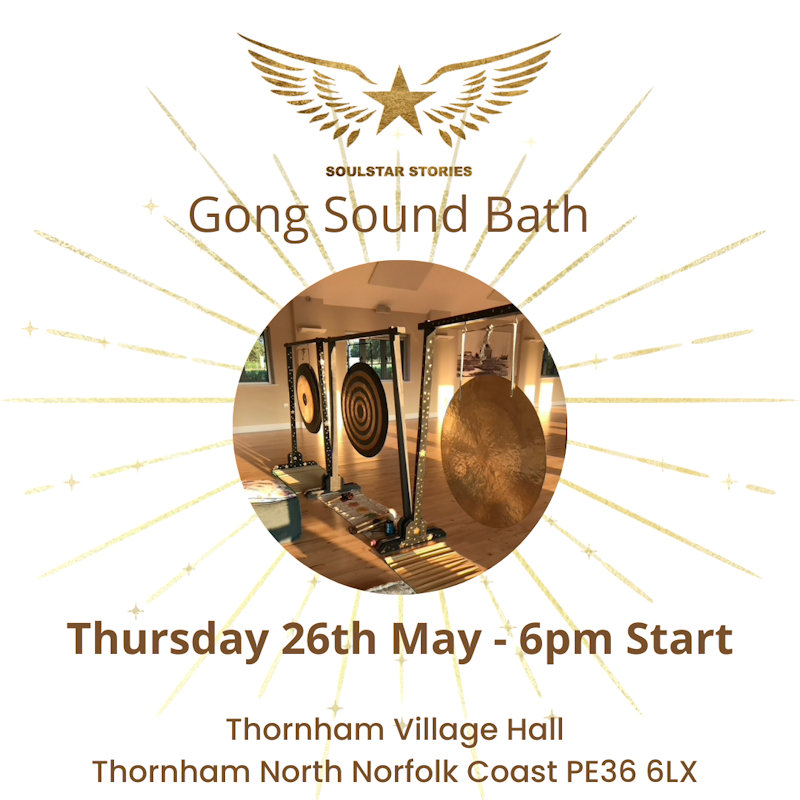 Gong Sound Bath, Thornham Village Hall, Thornham, Norfolk, PE36 6LS | A sound bath is a meditative acoustic sound concert' that transforms you into a deep state of relaxation, activating your body's own natural system of self-healing | sound bath, meditation, gong bath, healing, mindfulness, destress