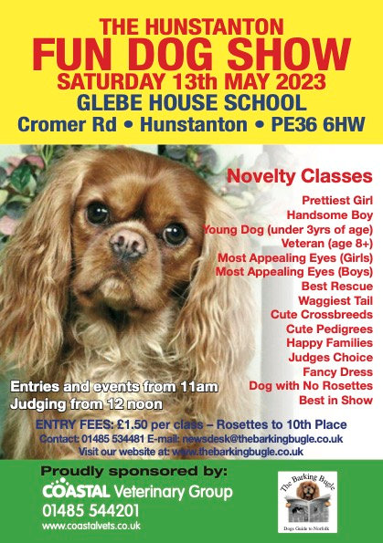 The Hunstanton Fun Dog Show, Grounds of Glebe House School, Hunstanton, Norfolk, PE36 6HW | Fun Dog Show for all the family | Dog Show, family event,