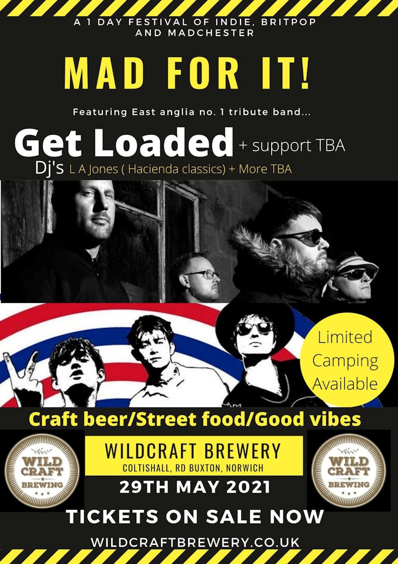 Brewery Sessions at Wildcraft Brewery, Wildcraft Brewery, Foragers Rest, Norwich, Norfolk, NR10 5JD | The first of our brewery sessions events of 2021. A one day festival of Indie, Britpop and Madchester | bands, music, beer, brewery, street food