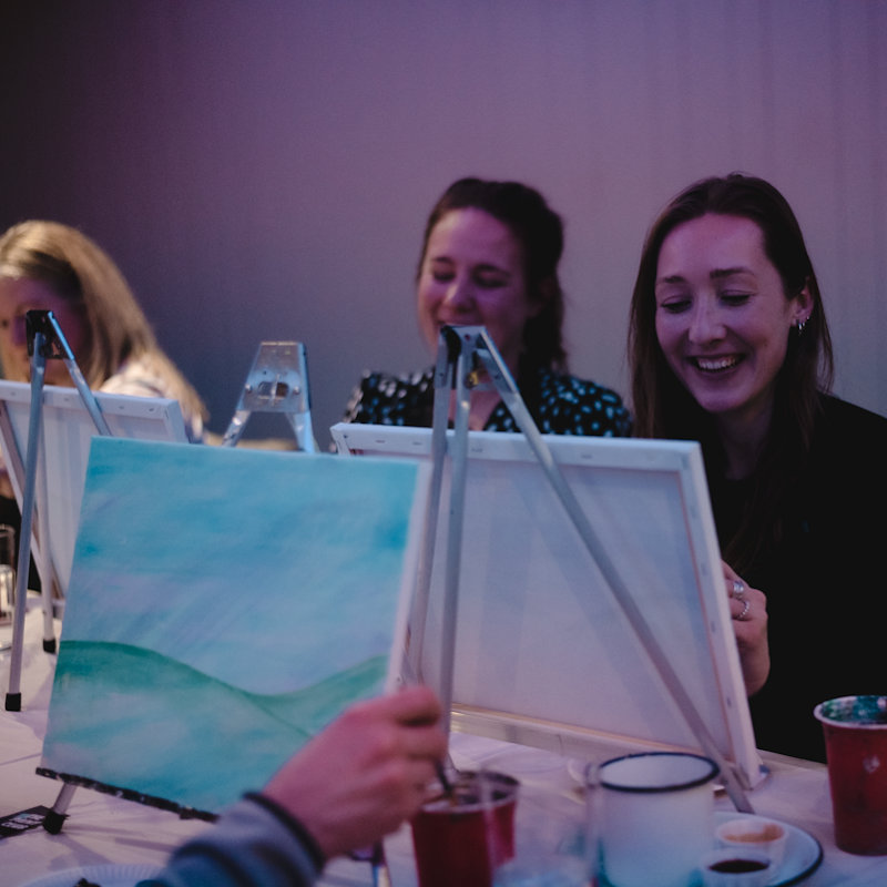 Sip and Paint, Ffolkes, Lynn Rd, Kings Lynn, Norfolk, PE31 6BJ | Join acclaimed artist John Munro-Hainsworth for this relaxing event to enjoy by yourself or with friends. | Paint, Bubbles, fun with friends