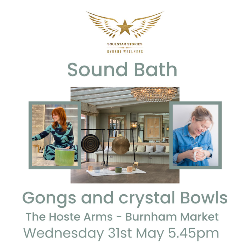 Sound Bath, The Hoste Arms Burnham Market, The Green, Burnham Market,, Norfolk, PE31 8HD | A sound bath is a meditative acoustic sound concert' that transforms you into a deep state of relaxation, activating your body's own natural system of self-healing | sound bath, meditation, gong bath, healing, mindfulness, destress