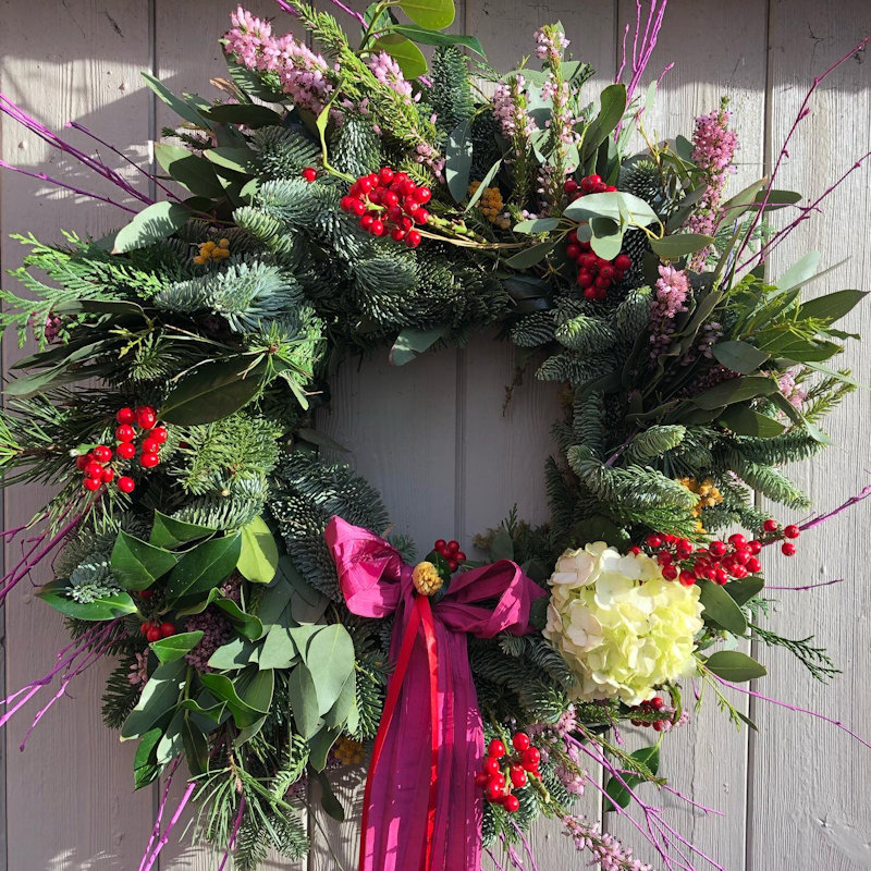 Wreath Making Workshop, Stables at Ffolkes, Lynn Road, Hillington, Kings Lynn, PE31 6BJ | Interior designer Clare from Blossom and Wood interior is putting on a wreath-making workshop for you to create your own Christmas wreath ready for the festive season. | Christmas, Wreath making, workshop